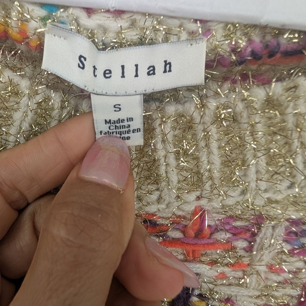 Stellah Multicolor Knit Sweater - Picture 5 of 6